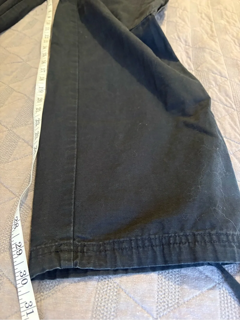 CCS Mailorder Rip stop Cargo Pants Black Size XS Skateboarder